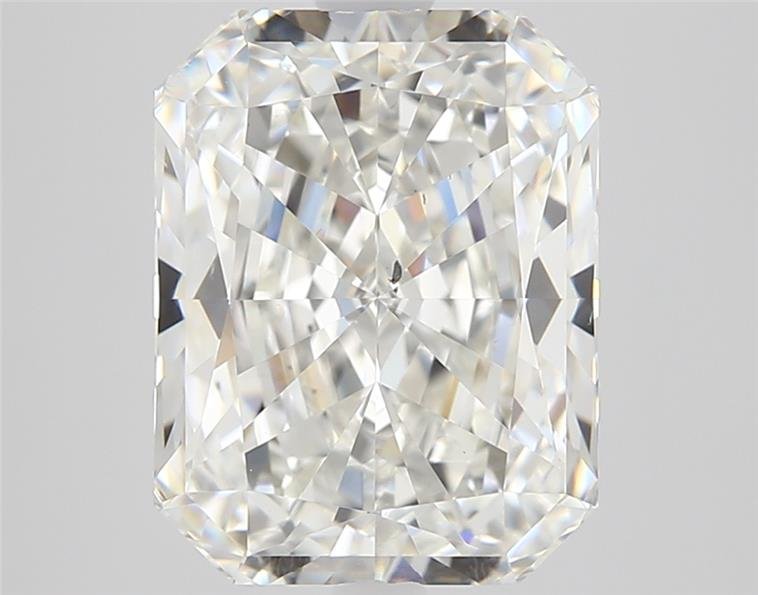 3.06ct H SI1 Rare Carat Ideal Cut Radiant Diamond