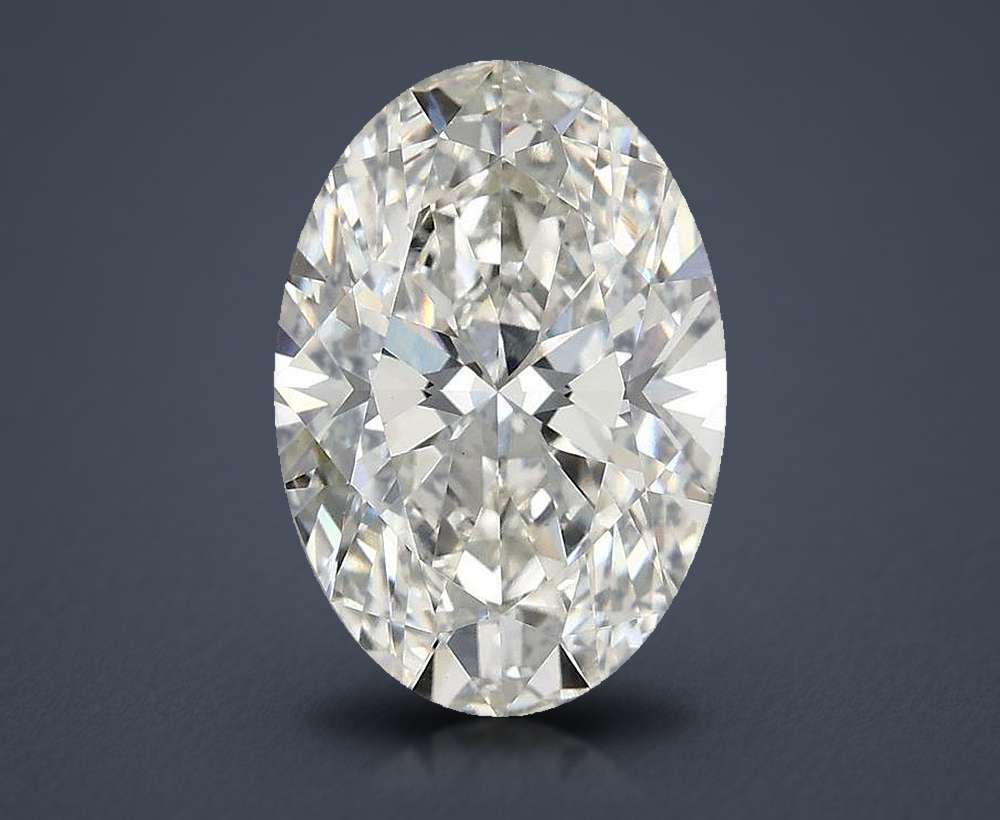 3.82 Carat Oval Lab Diamond