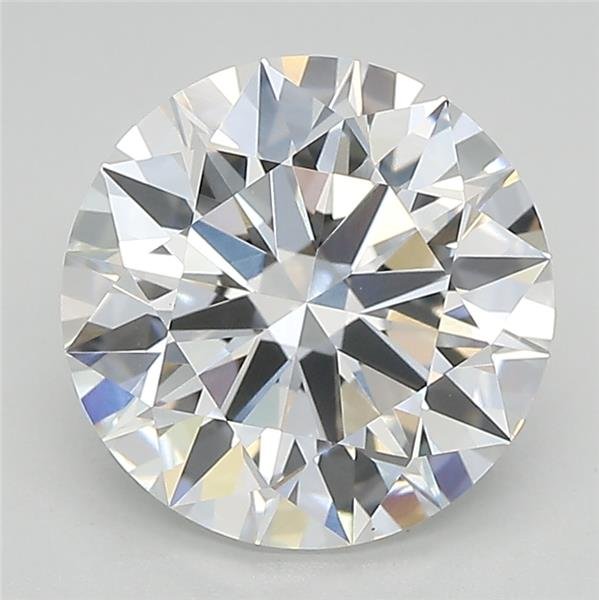 3.27ct E VVS2 Rare Carat Ideal Cut Round Lab Grown Diamond