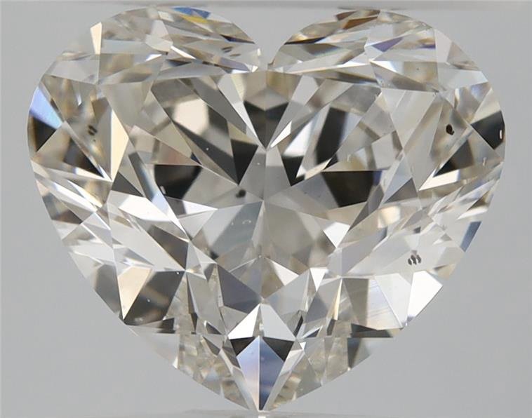 2.01ct J SI1 Rare Carat Ideal Cut Heart Diamond