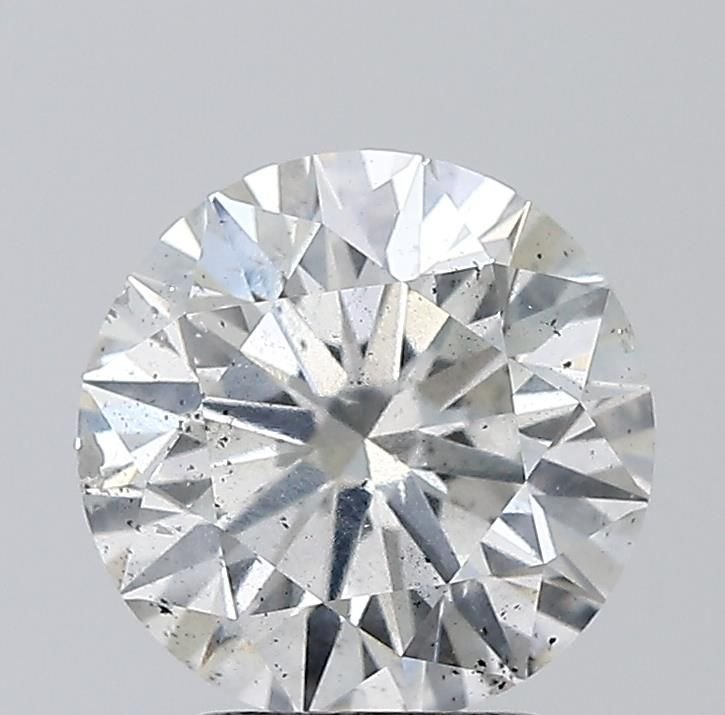 2.51ct F SI2 Rare Carat Ideal Cut Round Diamond