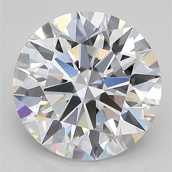 2.83ct D VVS2 Rare Carat Ideal Cut Round Lab Grown Diamond