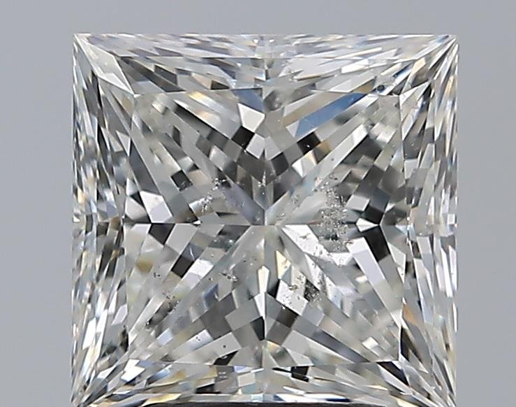 3.51ct H SI2 Rare Carat Ideal Cut Princess Diamond