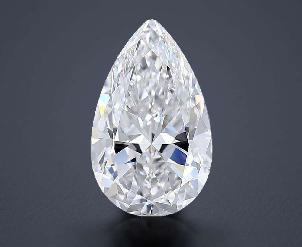 4.01 Carat Pear Natural Diamond