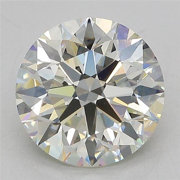 3.09ct J VS1 Ideal Cut Round Lab Grown Diamond