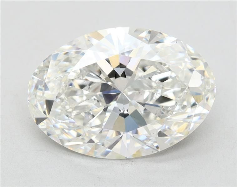 2.79ct F VS2 Rare Carat Ideal Cut Oval Lab Grown Diamond