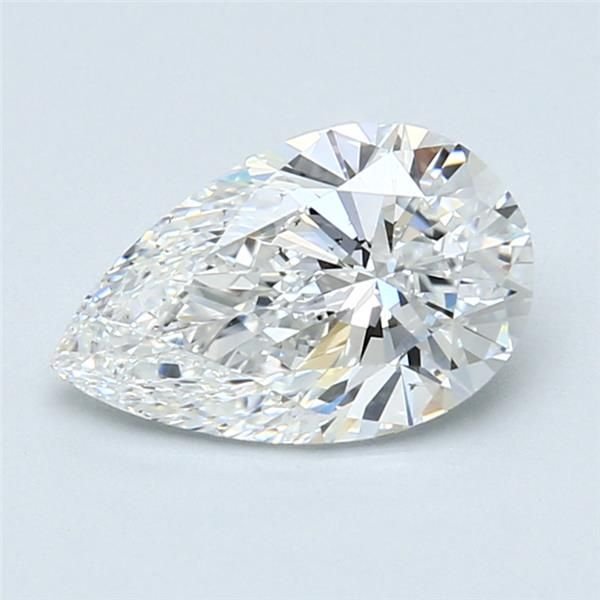 1.61ct E VS2 Rare Carat Ideal Cut Pear Diamond