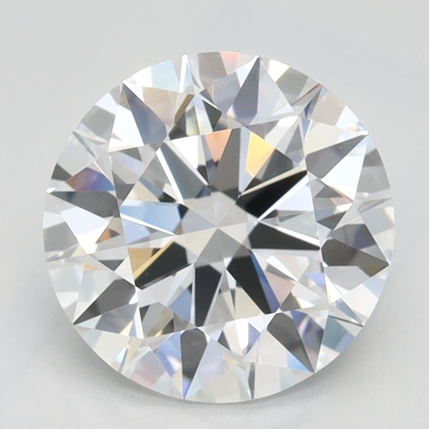 2.08ct D VS2 Rare Carat Ideal Cut Round Lab Grown Diamond