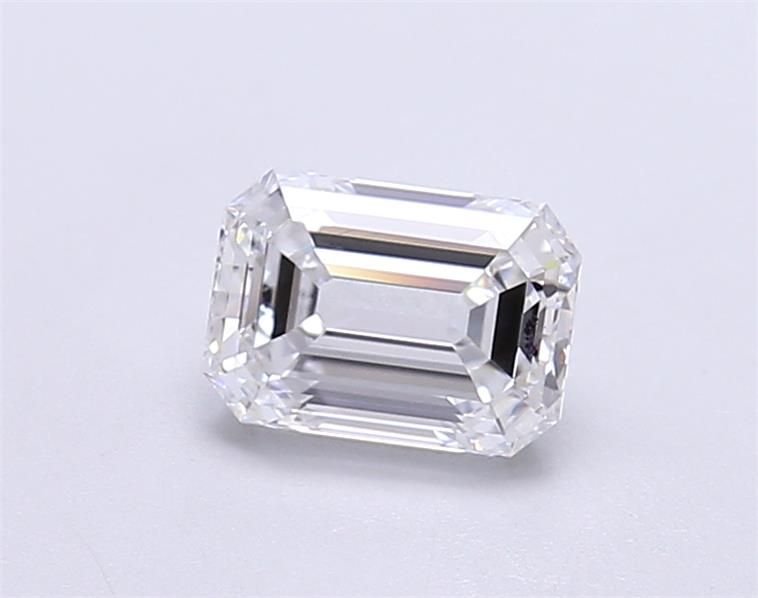 1.01ct D VVS2 Rare Carat Ideal Cut Emerald Lab Grown Diamond