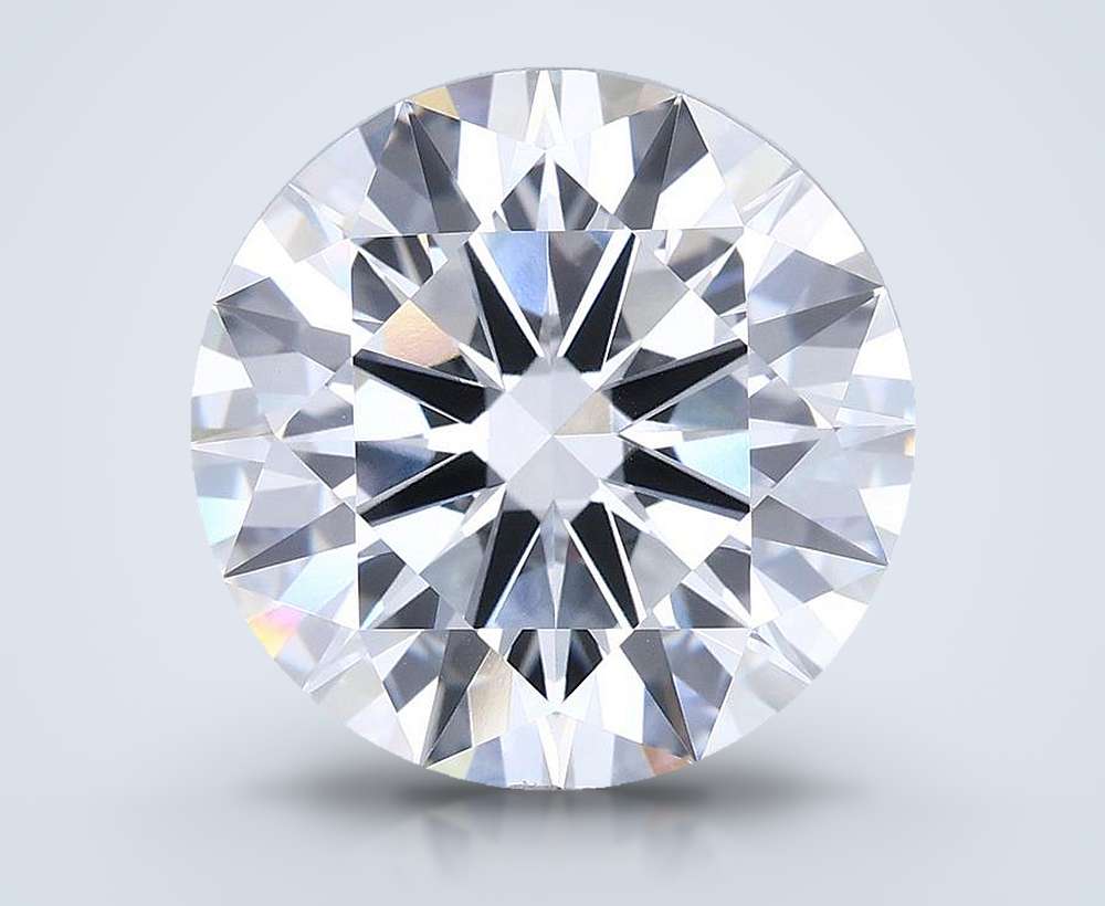 6.81 Carat Round Lab Diamond