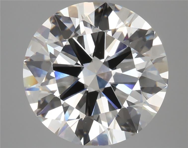 5.15ct H VVS2 Rare Carat Ideal Cut Round Lab Grown Diamond