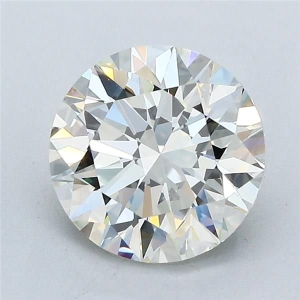 2.51ct K VVS1 Rare Carat Ideal Cut Round Diamond