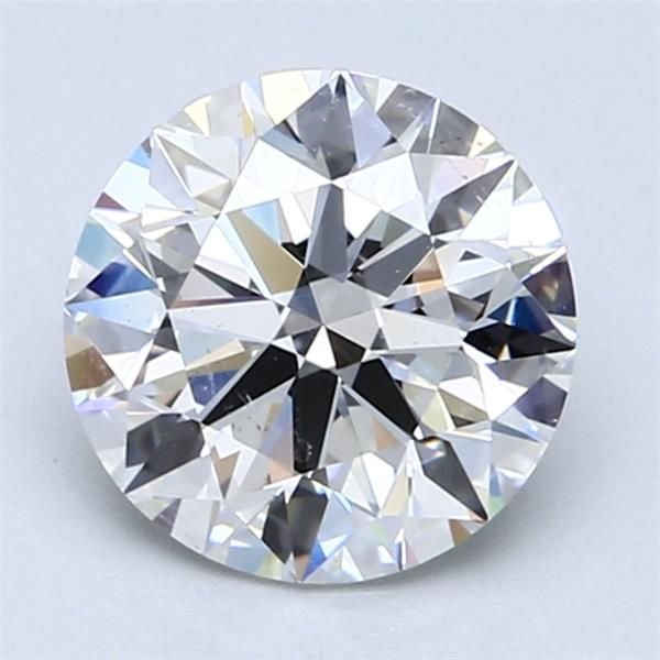 2.11ct H SI2 Rare Carat Ideal Cut Round Diamond