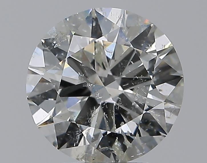 3.00ct I SI2 Rare Carat Ideal Cut Round Diamond