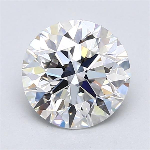 1.90ct D VVS1 Rare Carat Ideal Cut Round Diamond