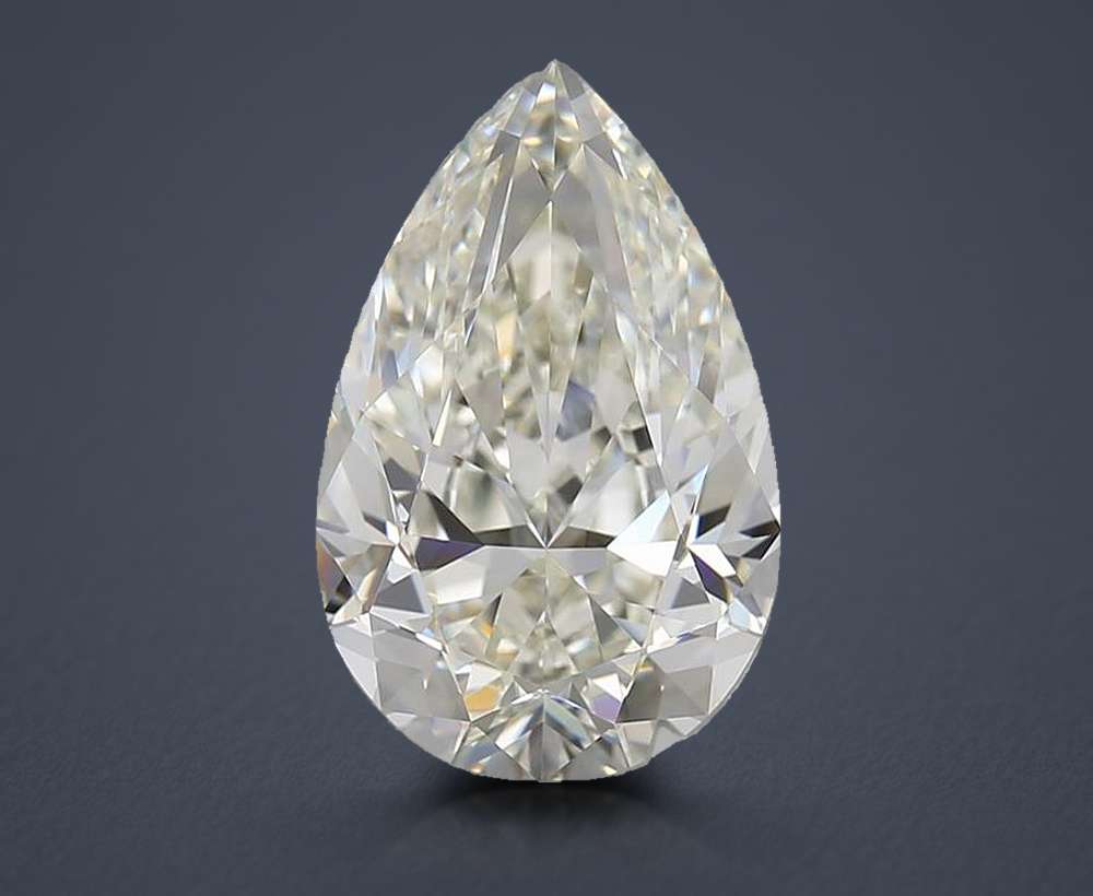 4.01 Carat Pear Natural Diamond