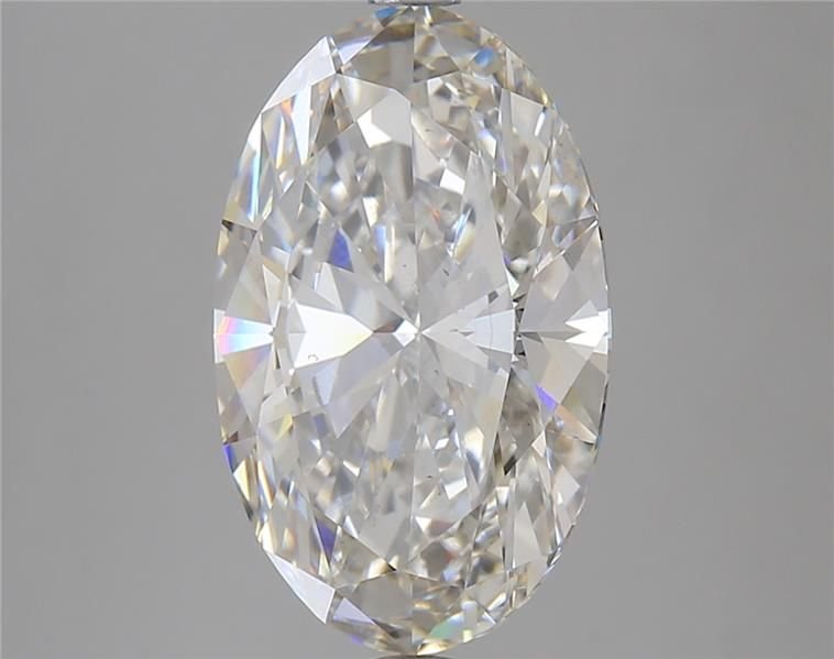 5.39ct I VS2 Rare Carat Ideal Cut Oval Lab Grown Diamond