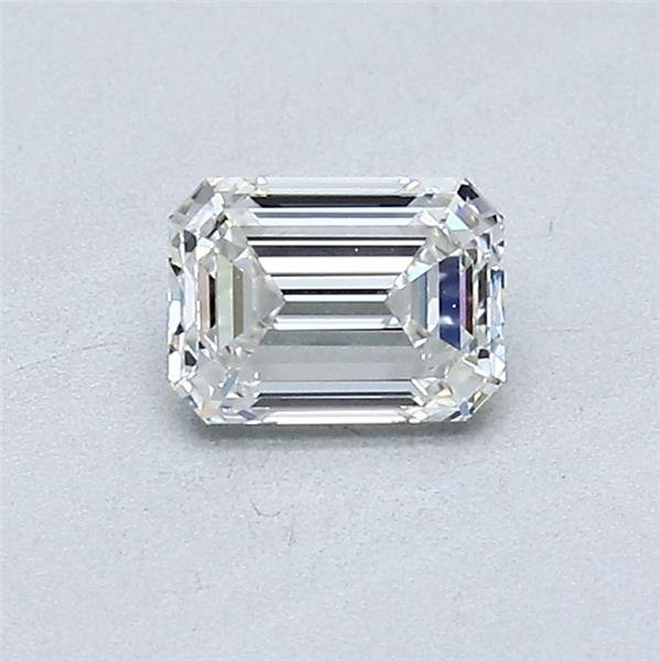 0.50ct H VVS1 Excellent Cut Emerald Diamond