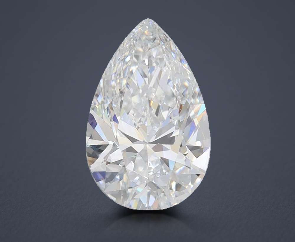 1.47 Carat Pear Lab Diamond
