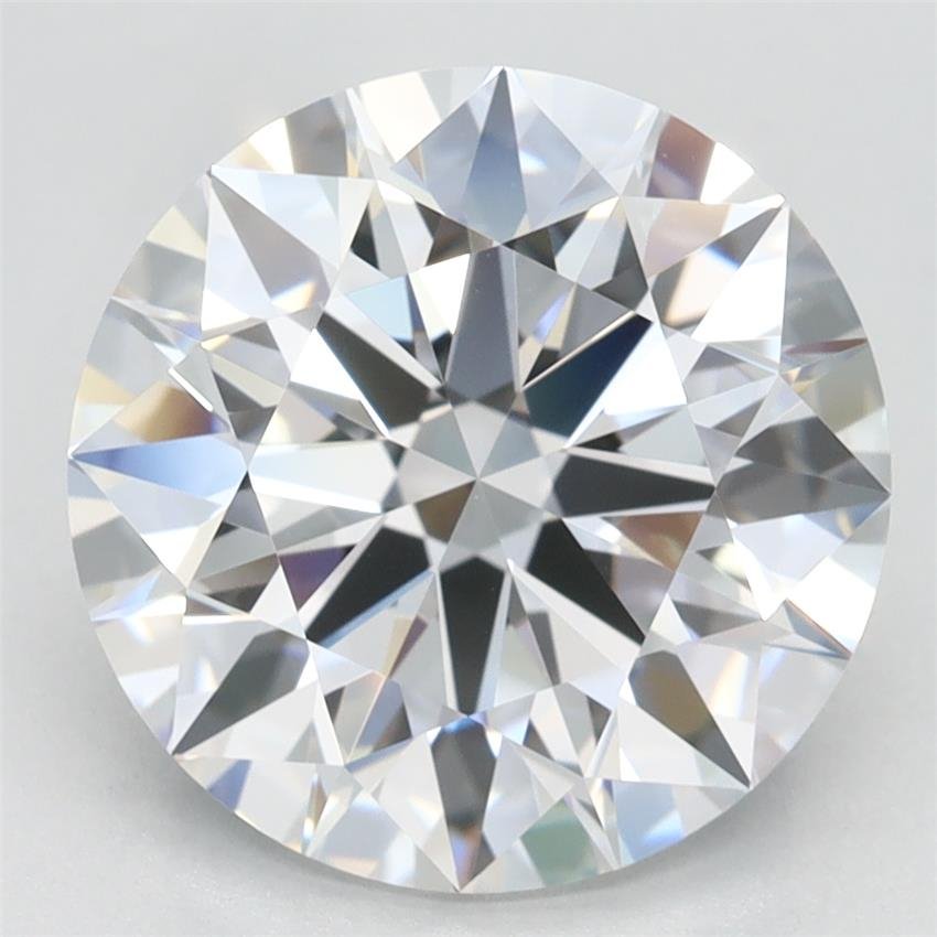 3.85ct D VVS1 Rare Carat Ideal Cut Round Lab Grown Diamond