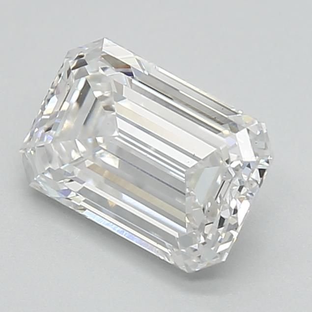 1.42ct E VS1 Excellent Cut Emerald Lab Grown Diamond