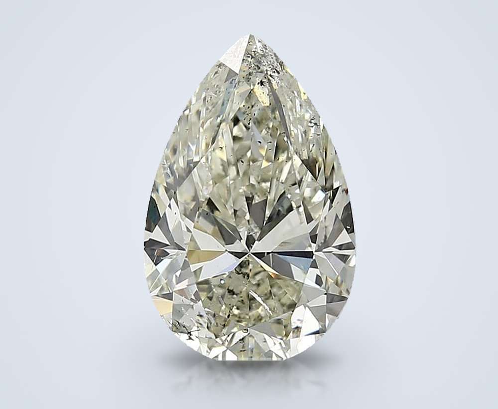 4.02 Carat Pear Natural Diamond