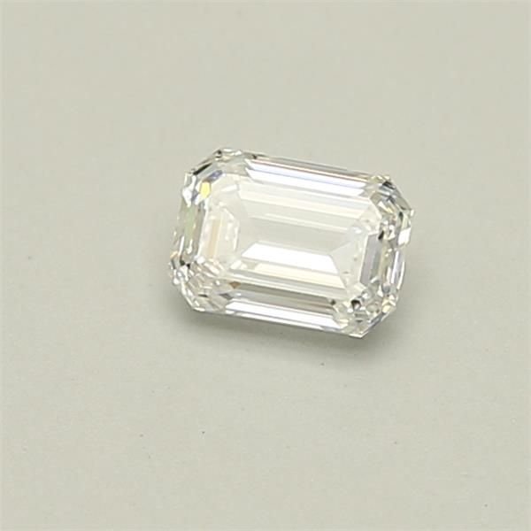 0.36ct E VVS2 Rare Carat Ideal Cut Emerald Diamond