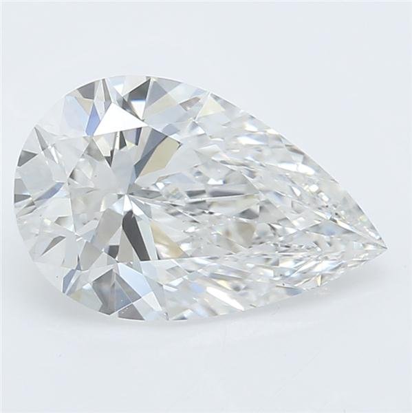 1.06ct E VS1 Rare Carat Ideal Cut Pear Lab Grown Diamond