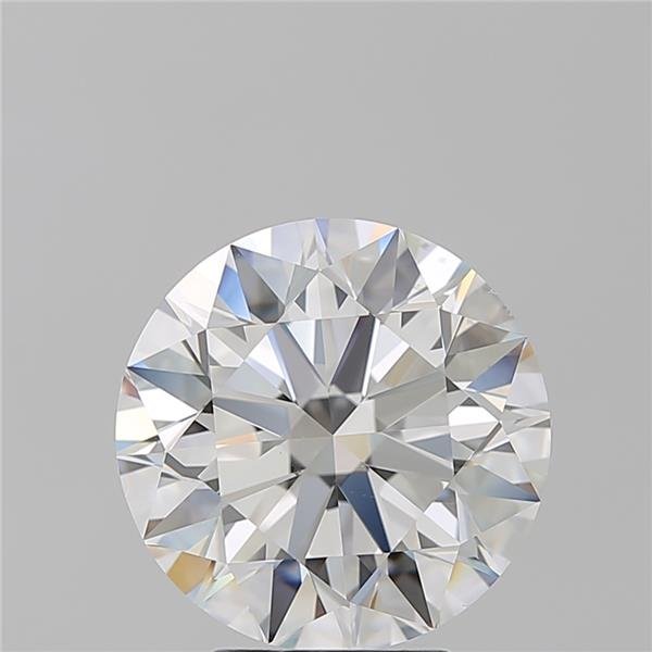 4.75ct F VS2 Rare Carat Ideal Cut Round Diamond