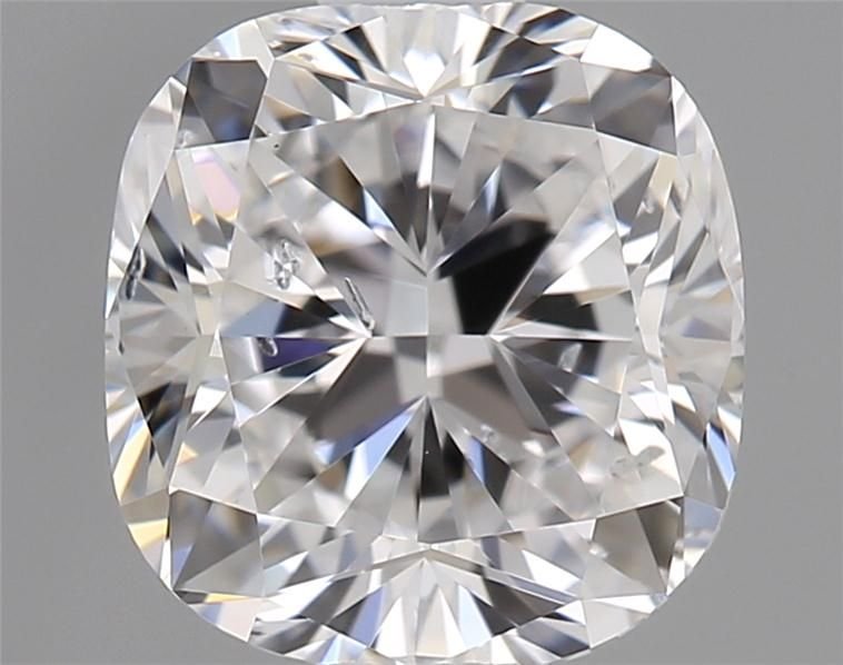 0.91ct D SI2 Rare Carat Ideal Cut Cushion Lab Grown Diamond