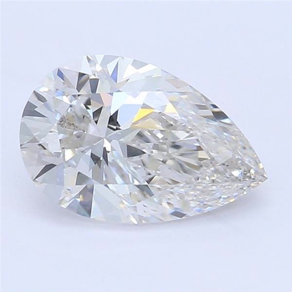 0.70ct F SI1 Rare Carat Ideal Cut Pear Lab Grown Diamond