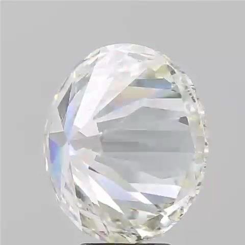 7.08ct I SI1 Rare Carat Ideal Cut Round Diamond