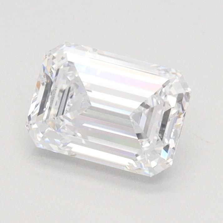 1.01ct E VS1 Rare Carat Ideal Cut Emerald Lab Grown Diamond