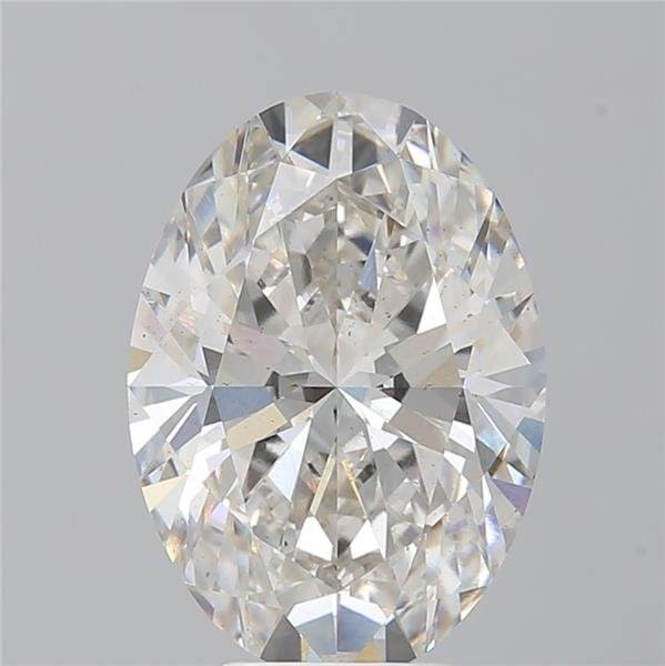 5.36ct H VS2 Rare Carat Ideal Cut Oval Lab Grown Diamond