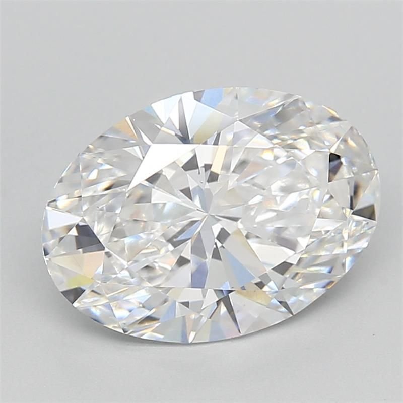 3.10ct E VS2 Rare Carat Ideal Cut Oval Lab Grown Diamond