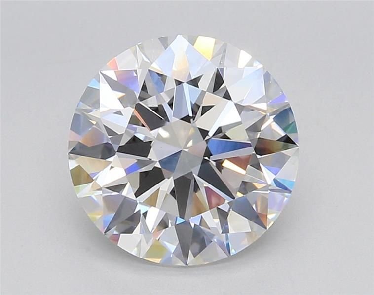 3.54ct D VVS2 Rare Carat Ideal Cut Round Lab Grown Diamond