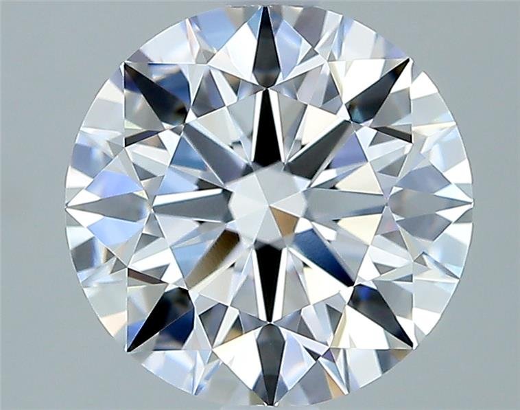 2.09ct D FL Rare Carat Ideal Cut Round Diamond