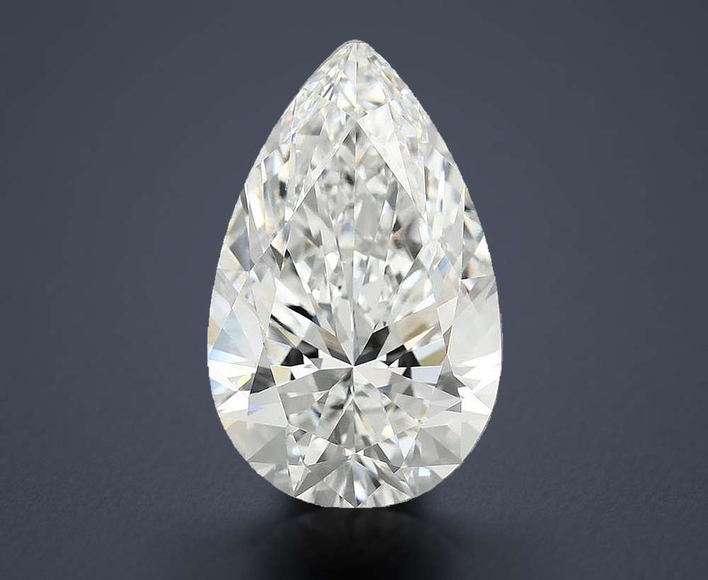 6.69 Carat Pear Lab Diamond