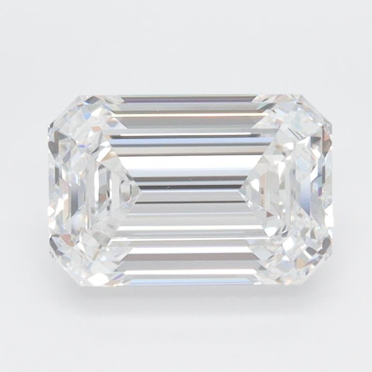 1.57ct D VVS1 Rare Carat Ideal Cut Emerald Lab Grown Diamond
