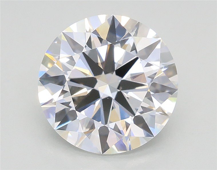 2.04ct D VS1 Rare Carat Ideal Cut Round Lab Grown Diamond