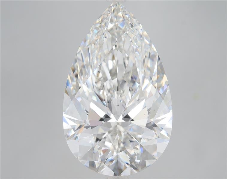 9.00ct F VS2 Rare Carat Ideal Cut Pear Lab Grown Diamond