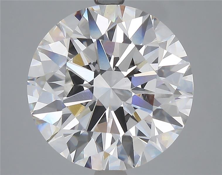 6.54ct G VVS2 Rare Carat Ideal Cut Round Lab Grown Diamond