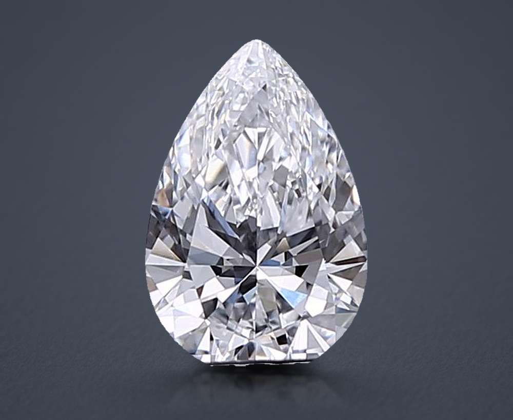 0.54 Carat Pear Lab Diamond