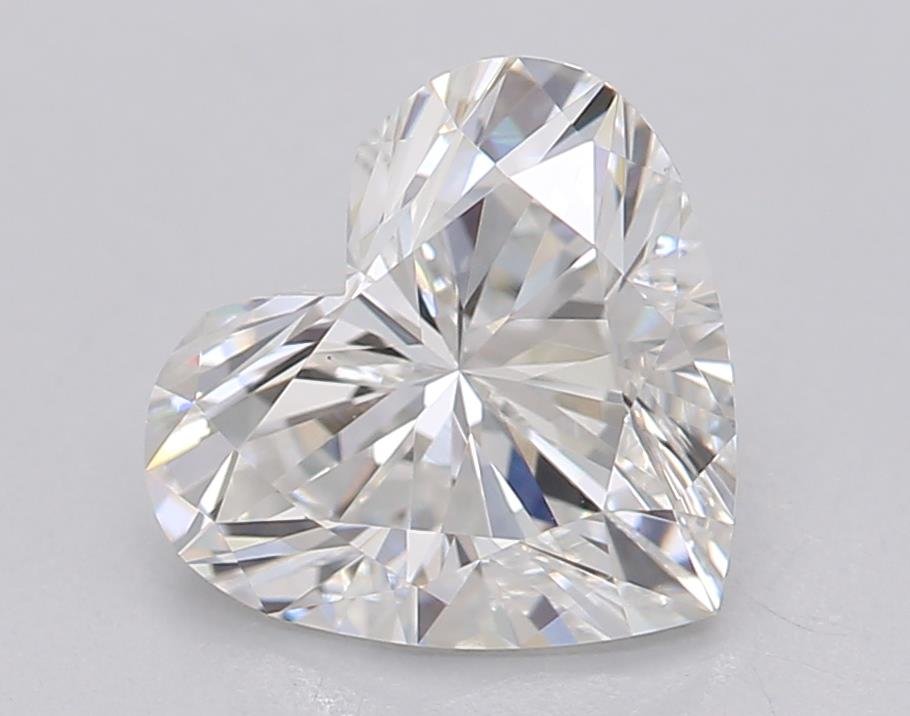 0.90ct F VS1 Rare Carat Ideal Cut Heart Lab Grown Diamond