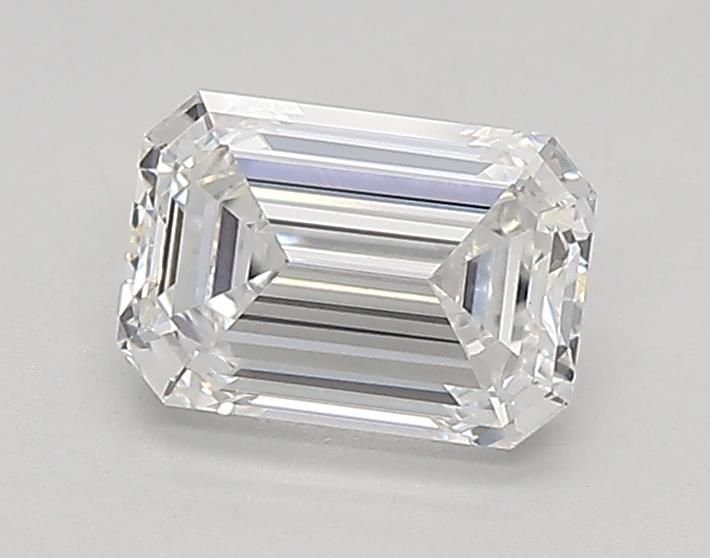 0.93ct D VVS2 Rare Carat Ideal Cut Emerald Lab Grown Diamond