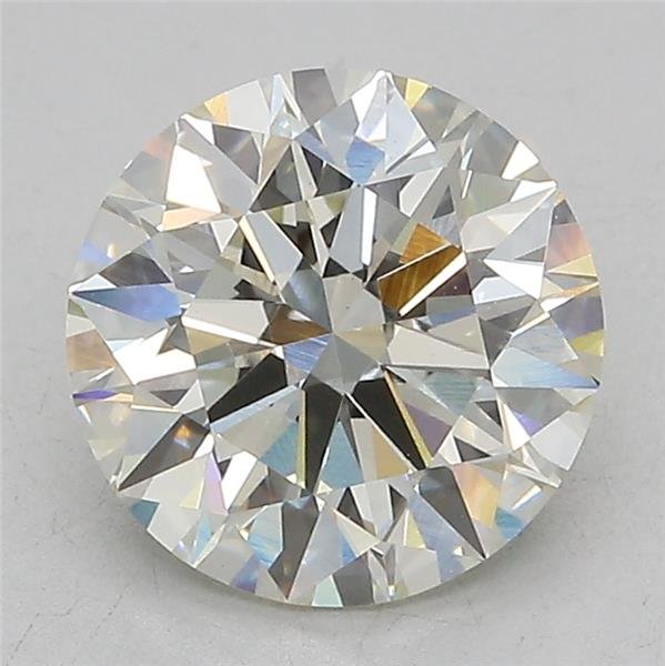 2.74ct J VS1 Rare Carat Ideal Cut Round Lab Grown Diamond