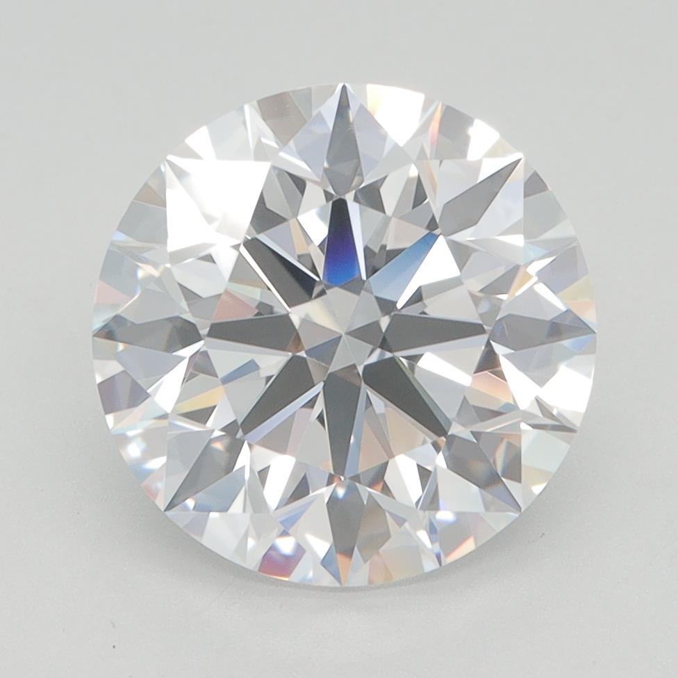 3.35ct D VVS1 Rare Carat Ideal Cut Round Lab Grown Diamond