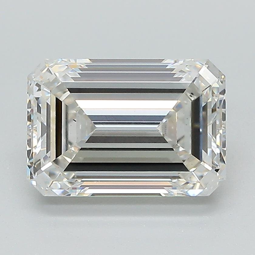 2.52ct F VS1 Rare Carat Ideal Cut Emerald Lab Grown Diamond