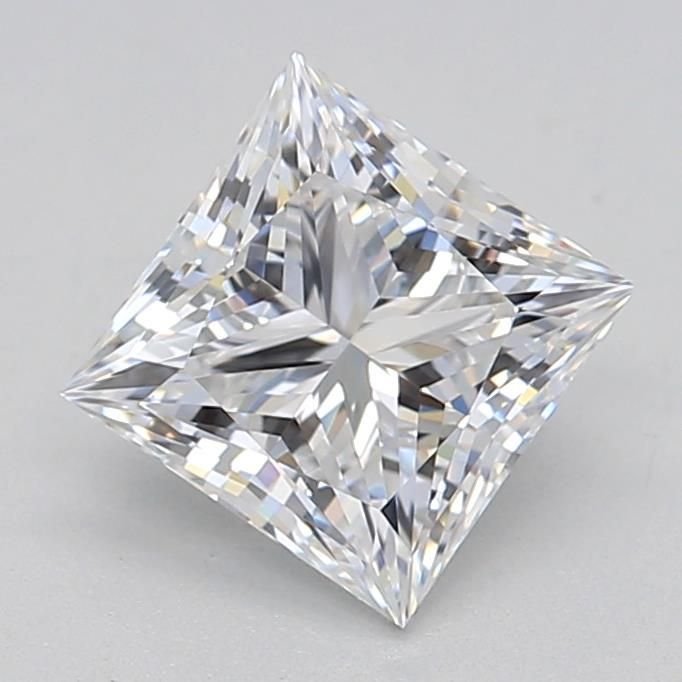 1.10ct D VVS1 Rare Carat Ideal Cut Princess Lab Grown Diamond