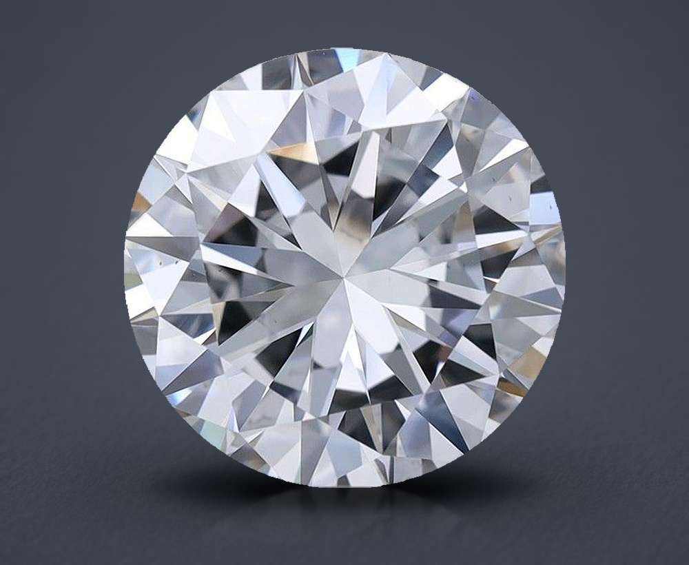 3.00 Carat Round Natural Diamond